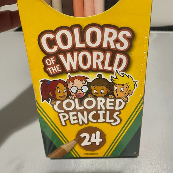NEW Crayola Colored Pencils 24 Pencils Nontoxic Teachers Students Art Drawing - Picture 6 of 6